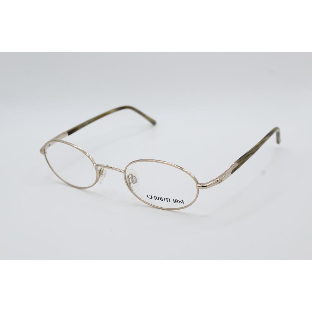 Cerruti 1881 C 5226 B GP 47-21-135 Gold Oval Eyeglasses